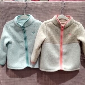 OshKosh B'gosh Fleece Zipper Jackets